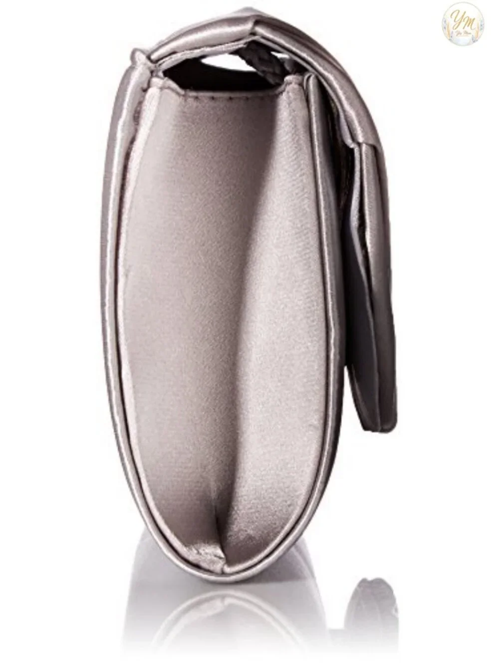 Satin Tuxedo Flap Evening Clutch Shoulder Bag Formal Bridal Purse